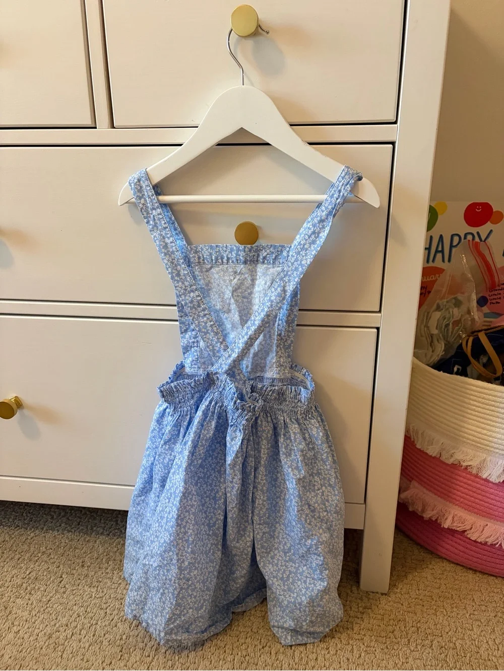 Edgehill Collection Floral Jumper Dress Girls Size 6